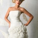 Vestido de noiva curto ange etoiles