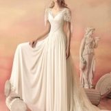 Vestido de novia de la colección Ellada con mangas