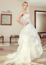 Anna Delaria Sheer Corset Wedding Dress