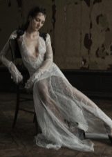 Vestido de noiva transparente de VeraWang