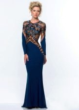 Čipkana haljina Terani Couture