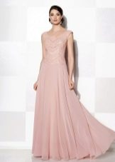 Pastel dress for the mother of the groom