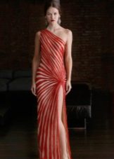Evening dresses by Naeem Khan white and red