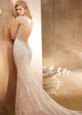 Brautkleid im Meerjungfrau-Stil mit offenem Rücken