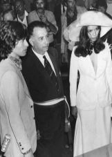 Bianca Jagger esküvői öltönyét