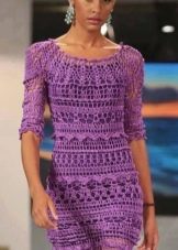 Evening dress from Vanessa Montoro purple