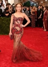 Večerné šaty morskej panny Jennifer Lopez