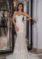Gaun pengantin duyung dari Crystal Design