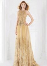 Vestido de noiva dourado