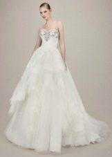Anzoni vestuvinė suknelė su daugiasluoksniu sijonu 2016 m