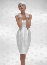 vestido de novia corto de Gabbiano