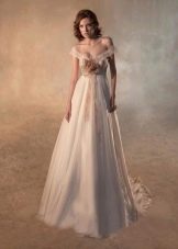 Ampīra stila kāzu kleita