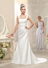 Gaun pengantin dari Bridal Collection 2014 dengan tali
