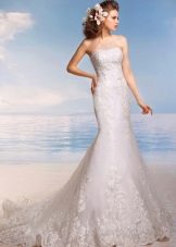 Wedding dress from the Paradise Island collection with a train