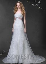 Wedding dress from the collection Love Story empire style