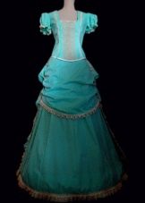 Vestido de novia azul vintage