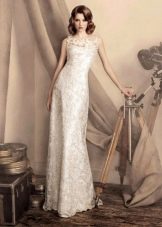 Gaun pengantin dari koleksi Dalam perjalanan ke renda Hollywood