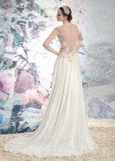 Vestuvinė suknelė iš Ellada kolekcijos atvira nugara