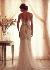 Anna Campbell Gossamer poročna obleka z odprtim hrbtom