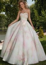 Цветна сватбена рокля от Оксана Муха, великолепна
