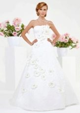 Kookla a-line vestuvinė suknelė iš Simple White kolekcijos