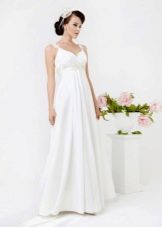 Vestido de noiva da coleção Simple White do império Kookla
