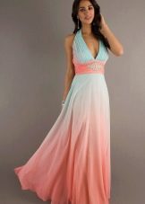 Rochie lunga coral