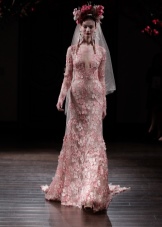 Svadobné šaty od Naeem Khan ružové