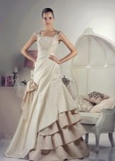 Wedding dress from Tanya Grig with flounces