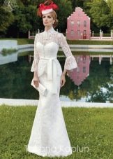 Vestido de novia de Tatiana Kaplun de la colección Lady of quality con mangas largas