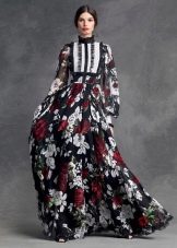 Vestido floral de Dolce and Gabbana