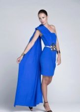 Синя гръцка рокля