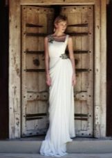 Svatební šaty v řeckém stylu s ramínky