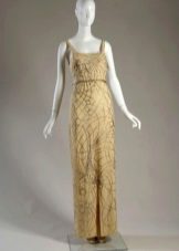 Vintage jurk goud