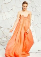 Sukienka torba pomarańczowa