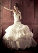 Undinėlės vestuvinė pūsta suknelė