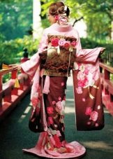 Rochie de mireasa kimono