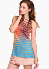 Tunic dress multicolored