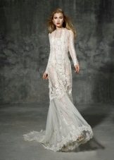Gaun pengantin renda gaya Chicago
