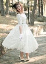 Сватбена рокля от гипюр от 50-те години