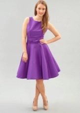 Vestido lila vintage 50s