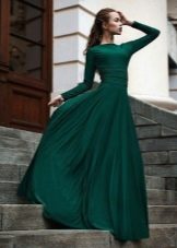 Zelena pletena haljina