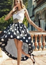 Spring dress with bell skirt