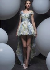 Φόρεμα με μπαλόνι κοντό