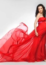 Crvena haljina za trudnice