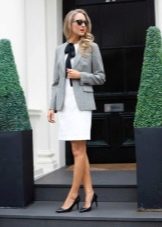 Jacket for a white dress for a corporate party