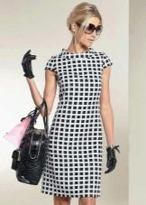 Checkered dress dudes sa istilo ng 60s