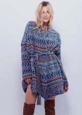 Robe en laine style bohème