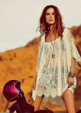 Korte jurk in hippiestijl