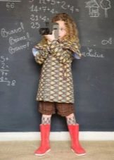 Robe trapèze colorée pour fille 3-5 ans